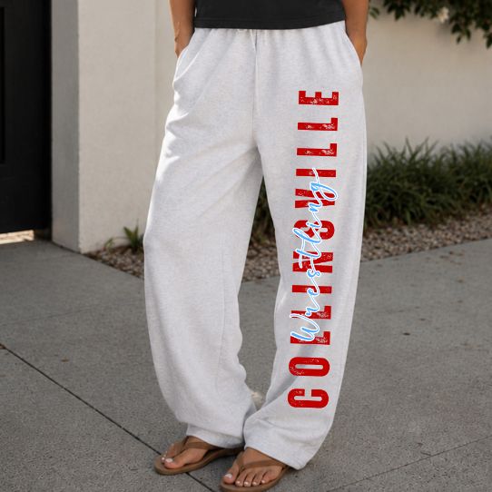 Collinsville Wrestling sweatpants