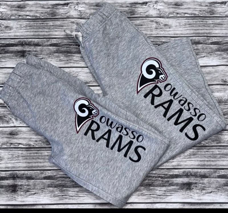 Owasso Rams sweatpants