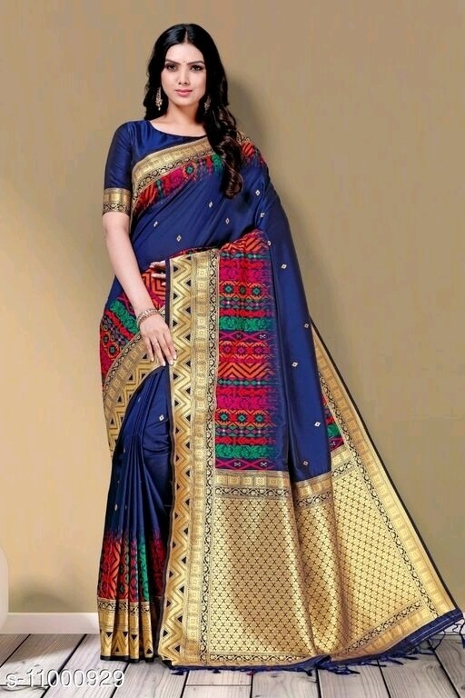 Fancy Litchi silk saree