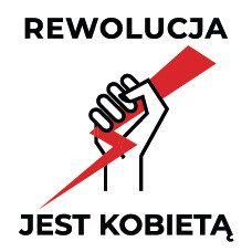 Naklejki - REWOLUCJA JEST KOBIETĄ