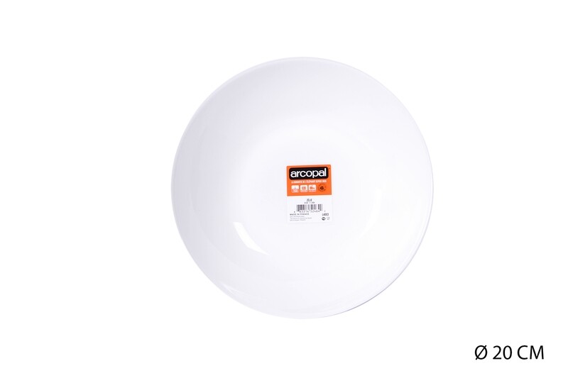 ASSIETTE CREUSE LUMINARC 20CM