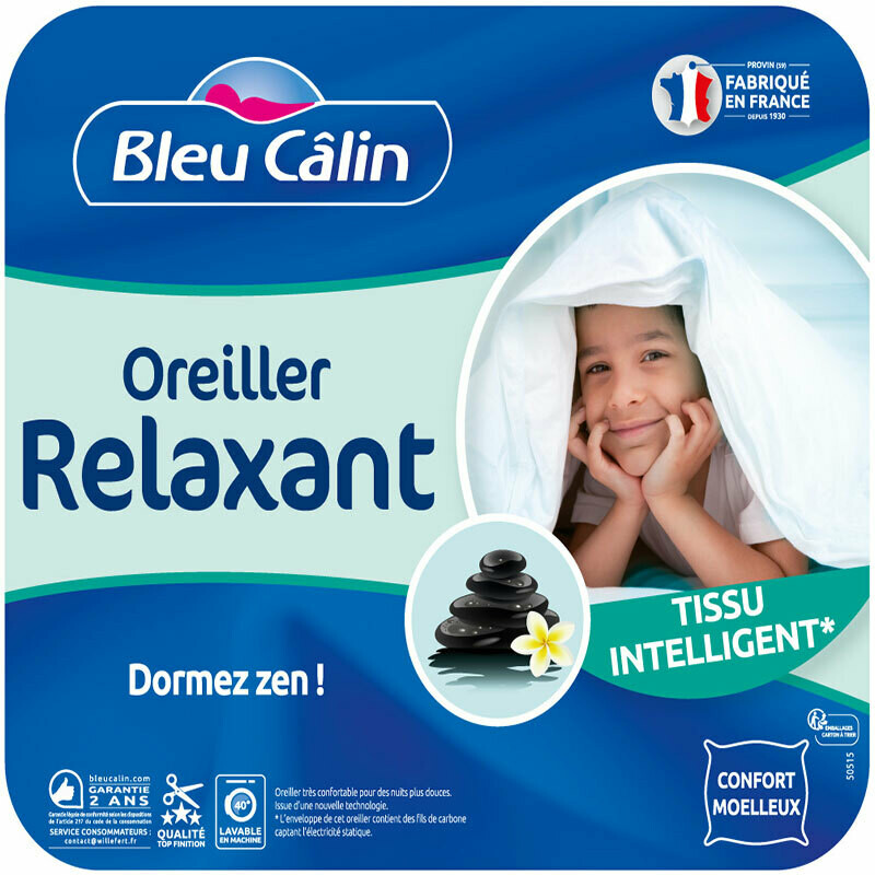 OREILLER 60X60CM RELAXANT 550G