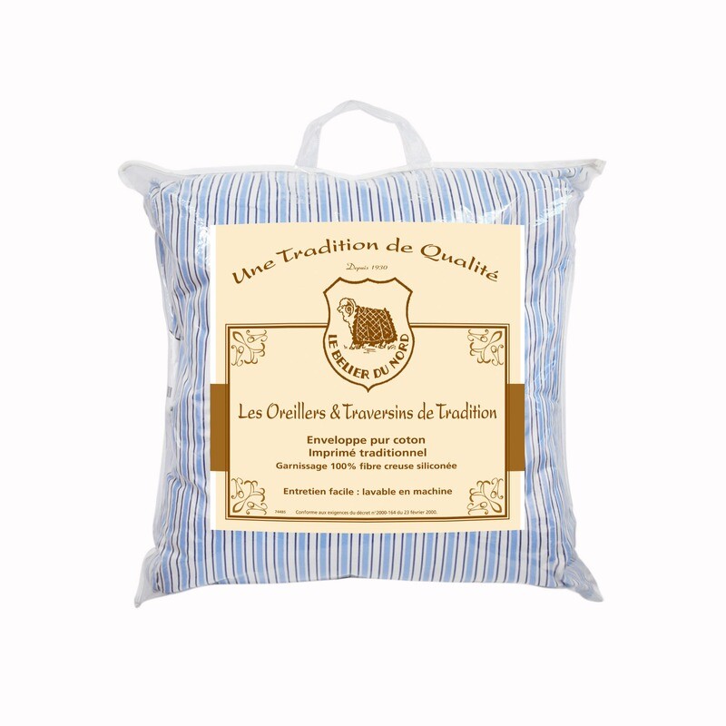 OREILLER 60X60CM TRADITION COTON 500G