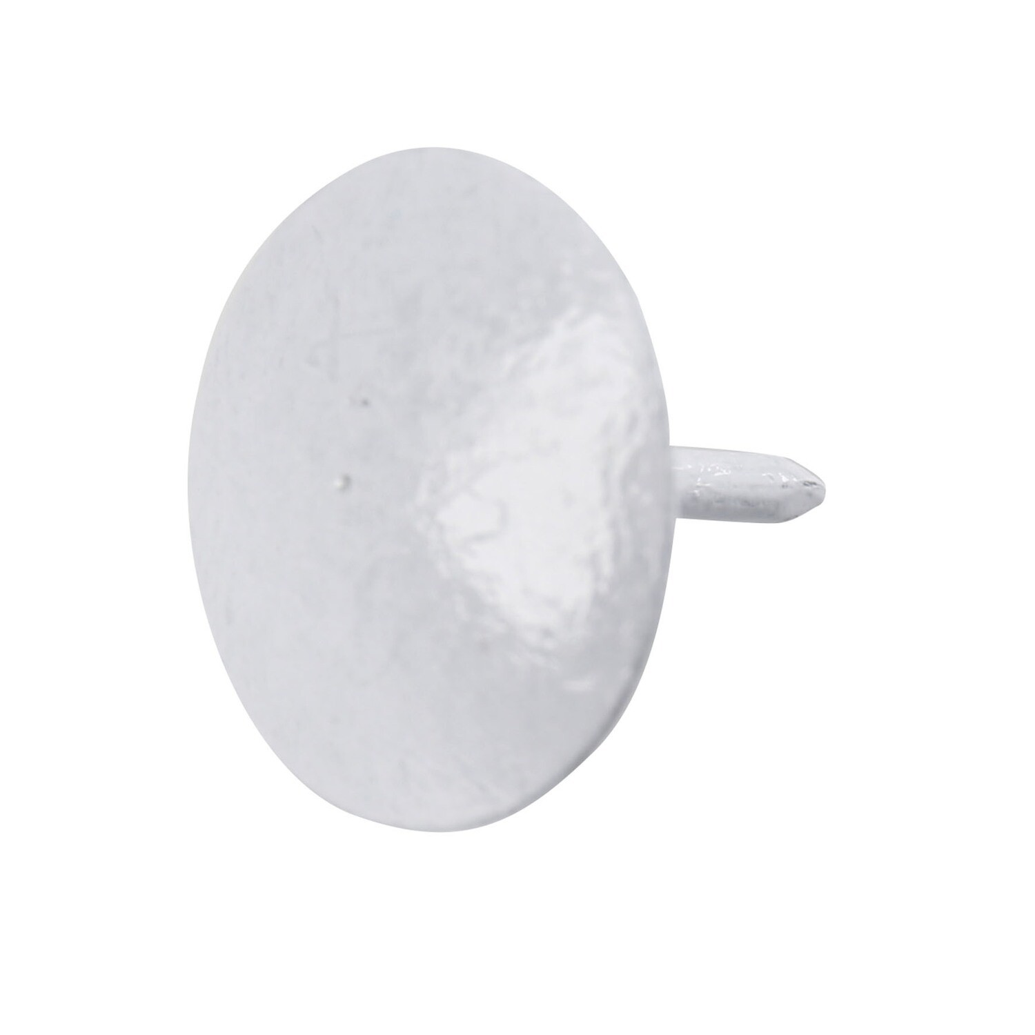 LOT DE 100 PUNAISES ACIER BLANCHES