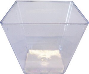 LOT DE 16 COUPES CARREES CRISTAL 9CL