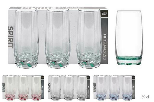 LOT DE 3 VERRES SPIRIT LD 39CL