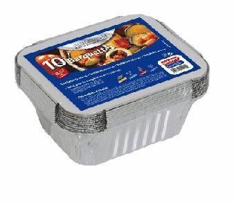 LES 10 BARQUETTES ALUMINIUM 0,5 L