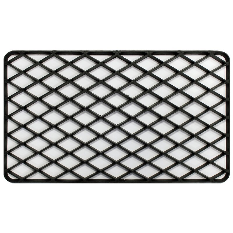 TAPIS ENTREE RECT 34X58 PVC GRILLE NOIR