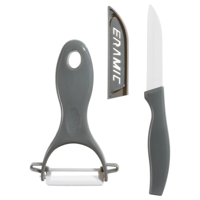 SET COUTEAU + ÉPLUCHEUR CÉRAMIQUE