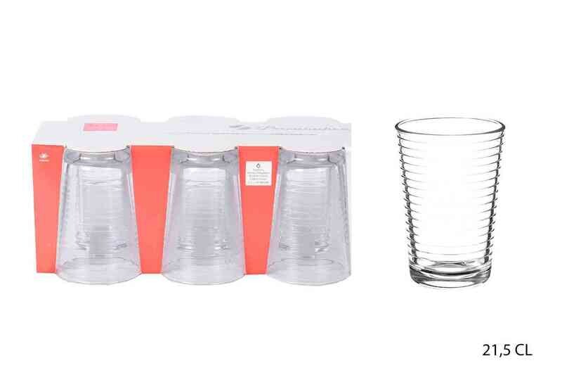 LOT DE 6 VERRES LOOP 21.5CL