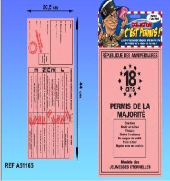 PERMIS DE LA MAJORITE