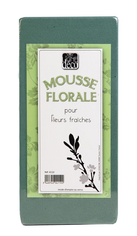 BLOC DE MOUSSE VERTE FILMEE