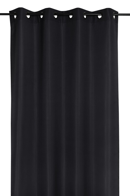 RIDEAU PERCY 140X240 MICROFIBRE NOIR