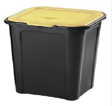 POUBELLE DE TRI SELECTIF "COVERLINE" 45L COUVERCLE JAUNE