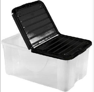 BOITE DE RANGEMENT AVEC COUVERCLE  42L