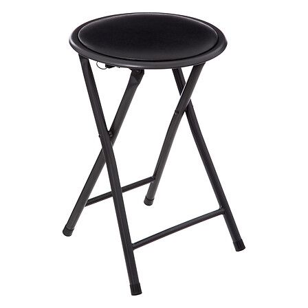 TABOURET PLIANT NOIR