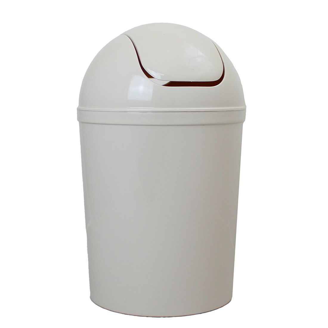 POUBELLE COUVERCLE BASCULANT BLANC