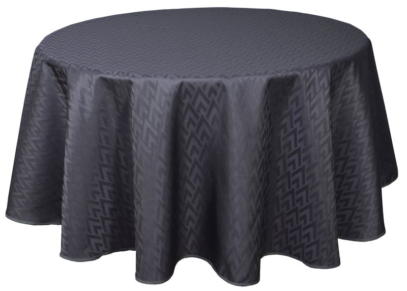 NAPPE JACQUARD CATANIA Ø160 ANTHRACITE