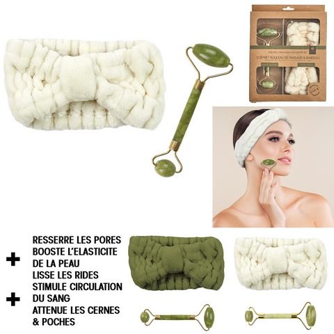 COFFRET MASSEUR JADE ET BANDEAU