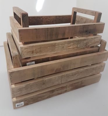 CAGETTE EN BOIS RECYCLE TAILLE 1