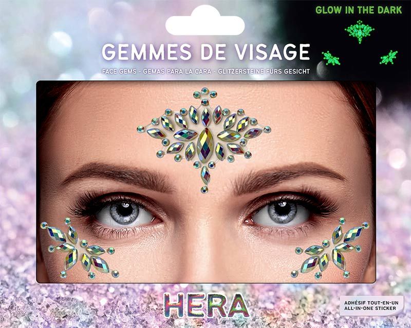 BIJOUX DE VISAGE HERA PHOSPHORESCENTS