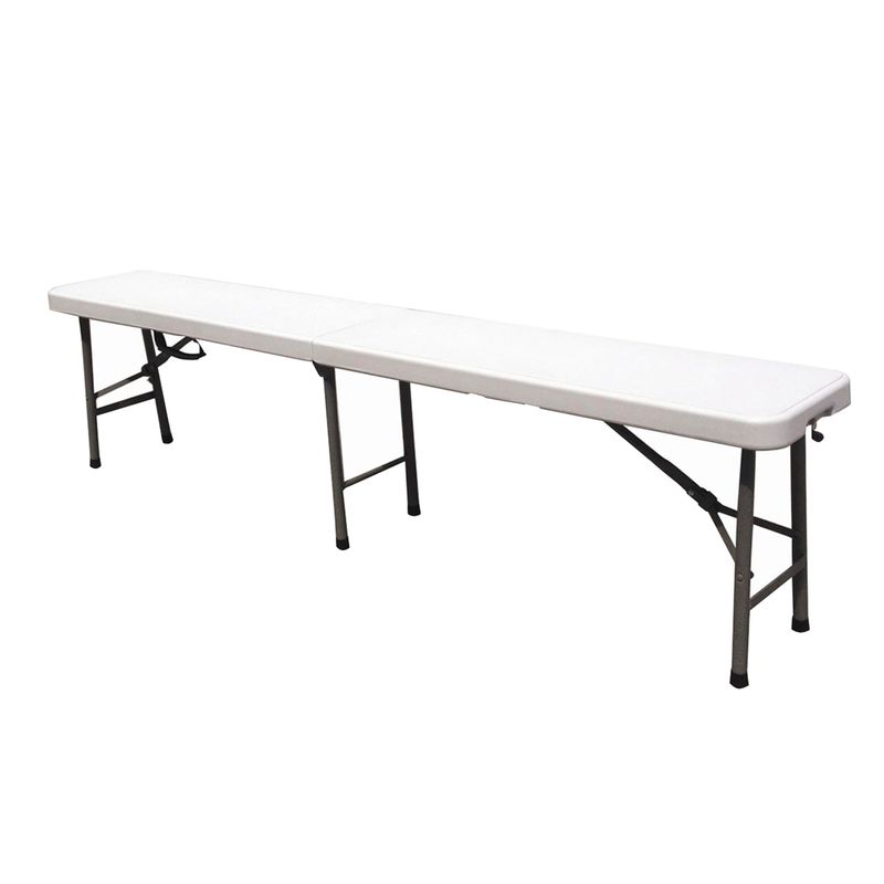 BANC DE JARDIN PLIABLE BLANC