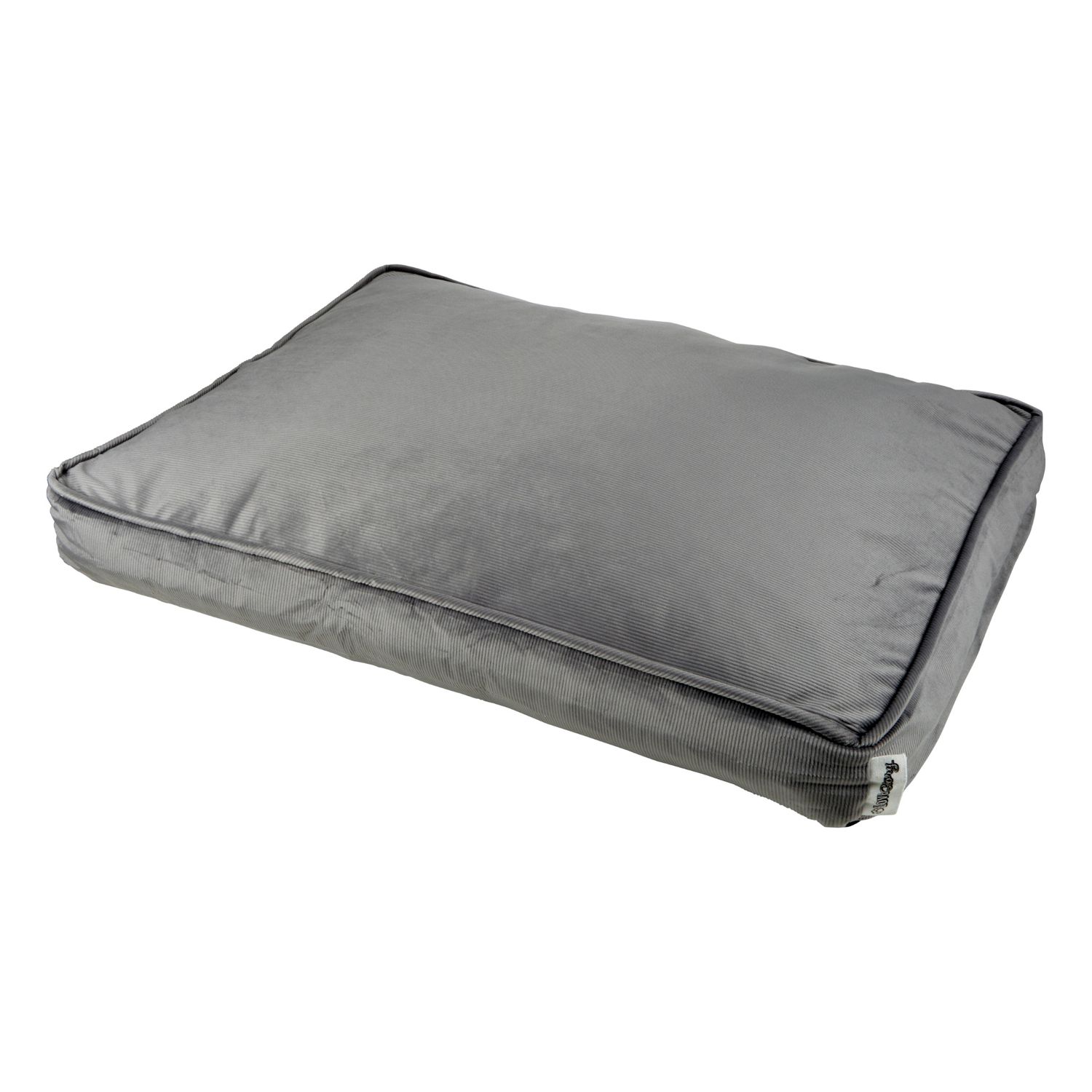 COUSSIN RECTANGULAIRE POUR CHIEN GRIS