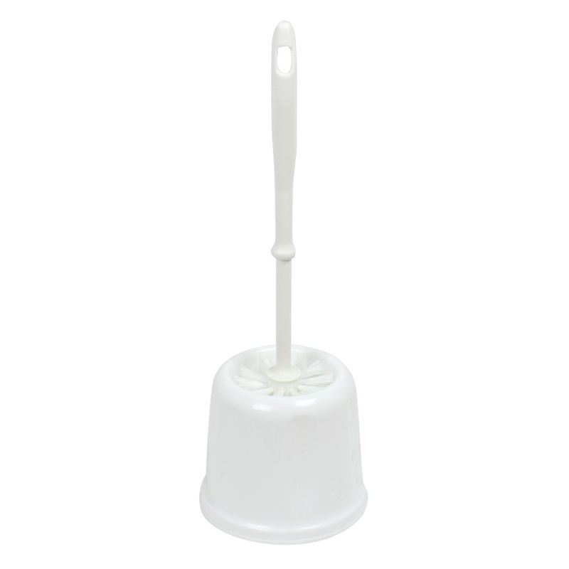 POT+ BROSSE WC PP BLANC MAT