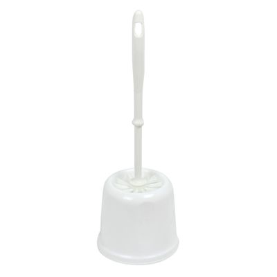 POT+ BROSSE WC PP BLANC MAT