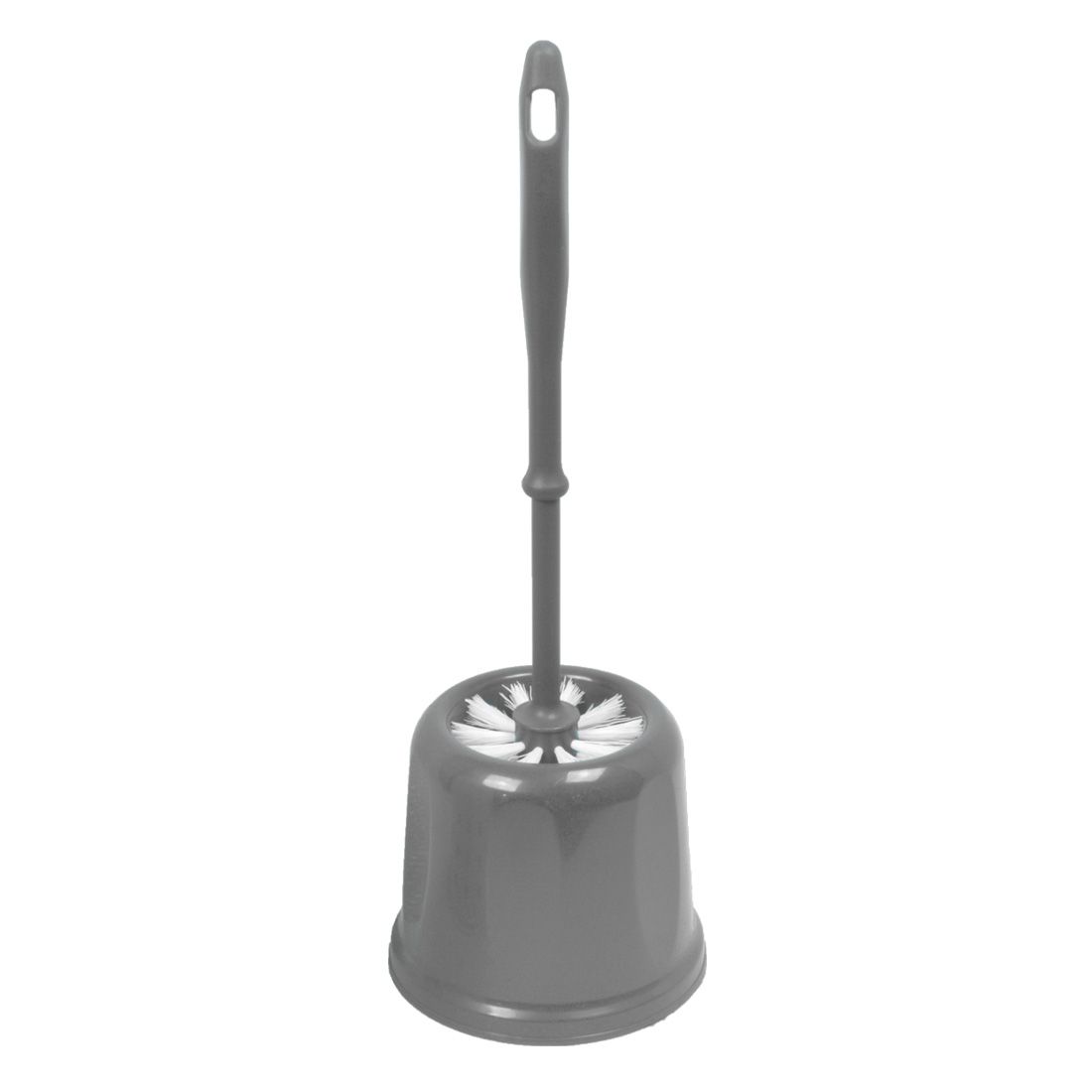 POT+ BROSSE WC PP GRIS