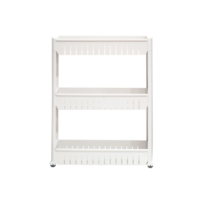RESSERRE 3 ETAGES PP BLANC 54.5X13X72.5CM