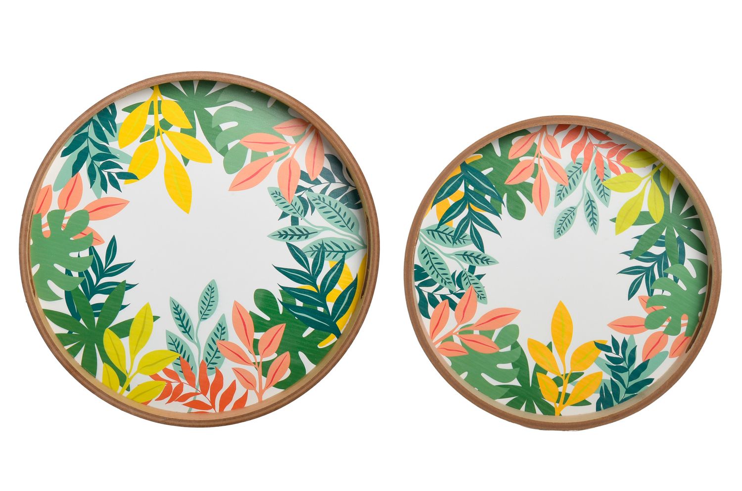 SET DE 2 PLATEAUX "EXOTIQUE"