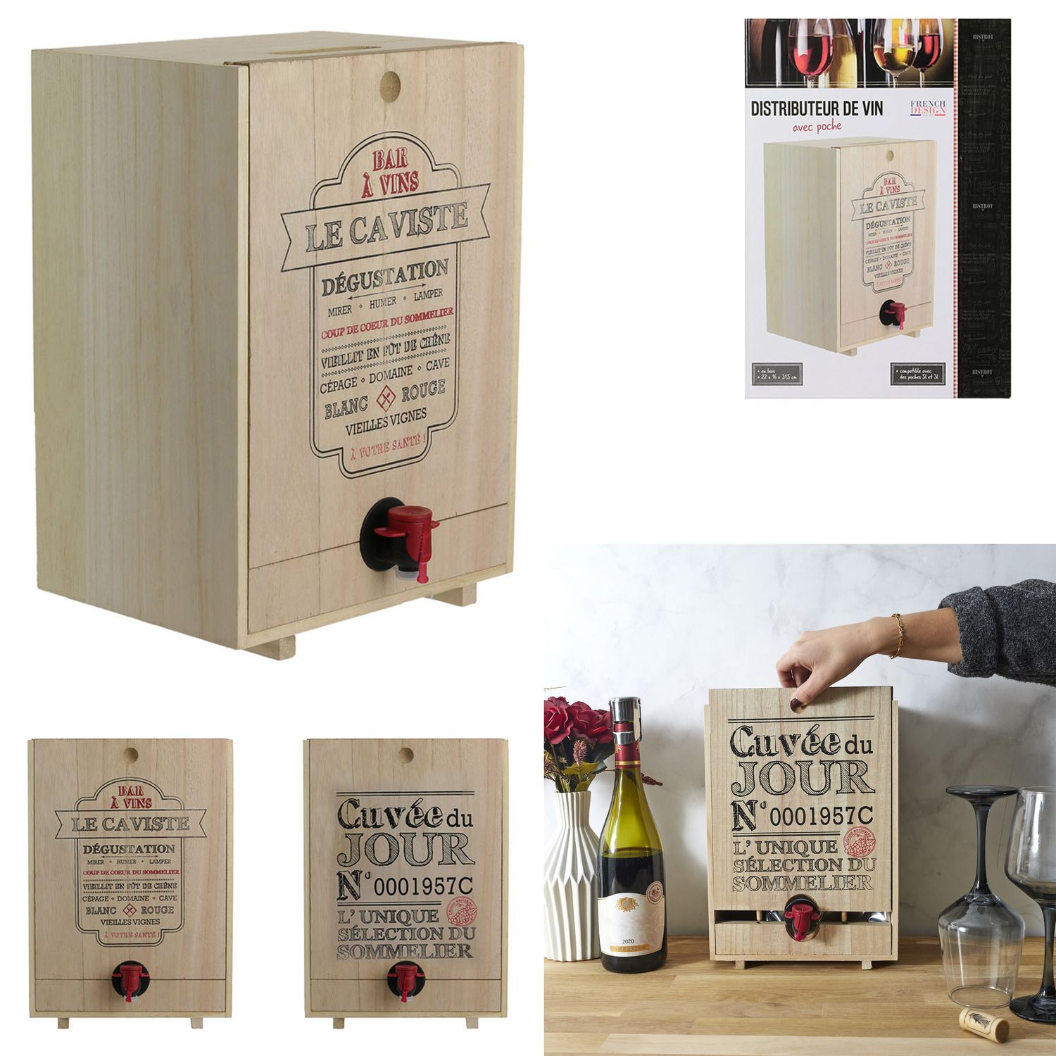 DISTRIBUTEUR DE VIN 5L