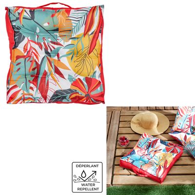 COUSSIN DE SOL " PARADIS EXOTIQUE"