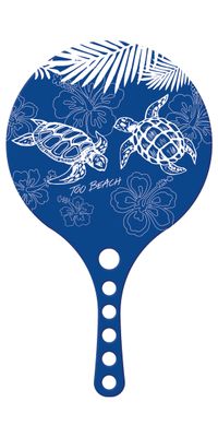 SET DE RAQUETTES DE PLAGE "TORTUE"