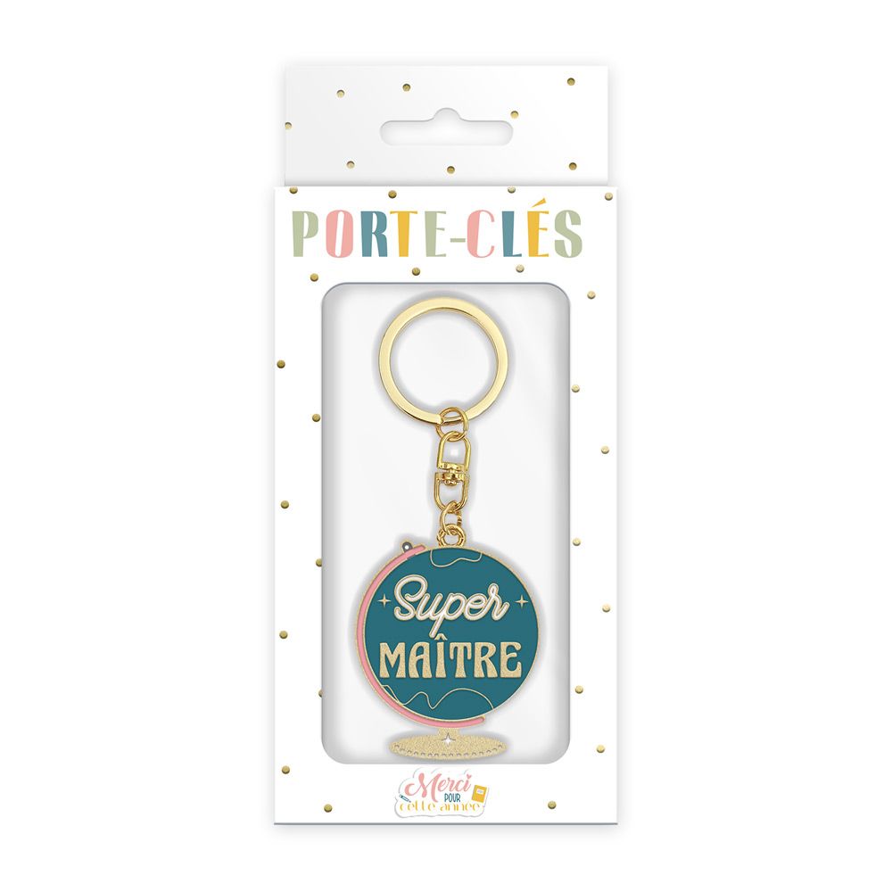 PORTE CLÉS "SUPER MAÎTRE"