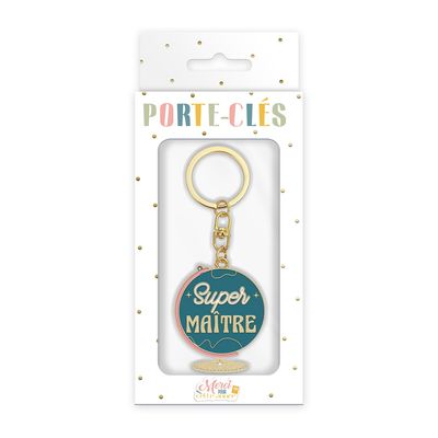 PORTE CLÉS "SUPER MAÎTRE"