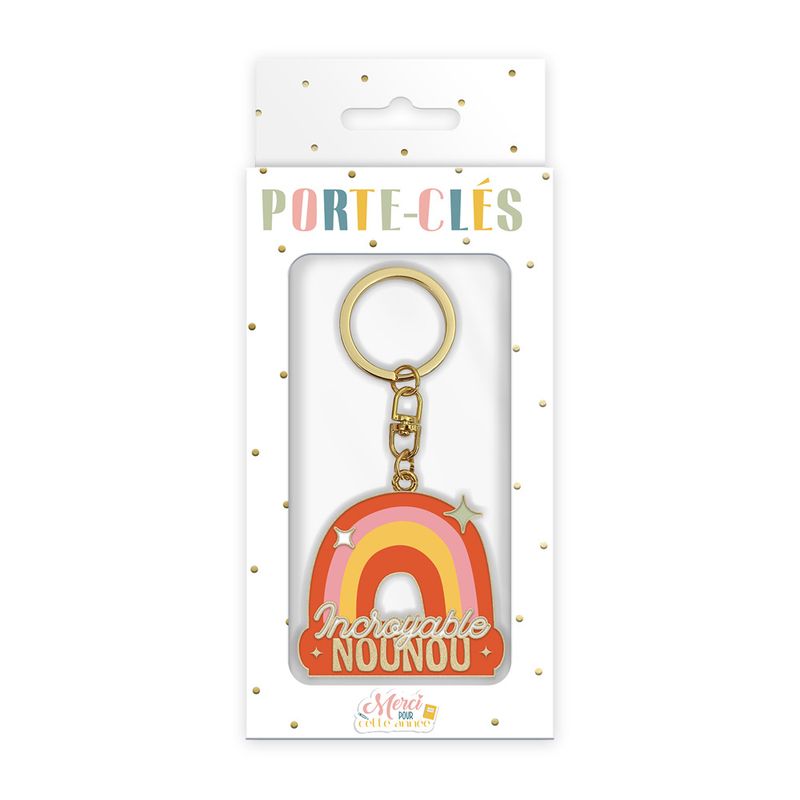 PORTE CLÉS "INCROYABLE NOUNOU"