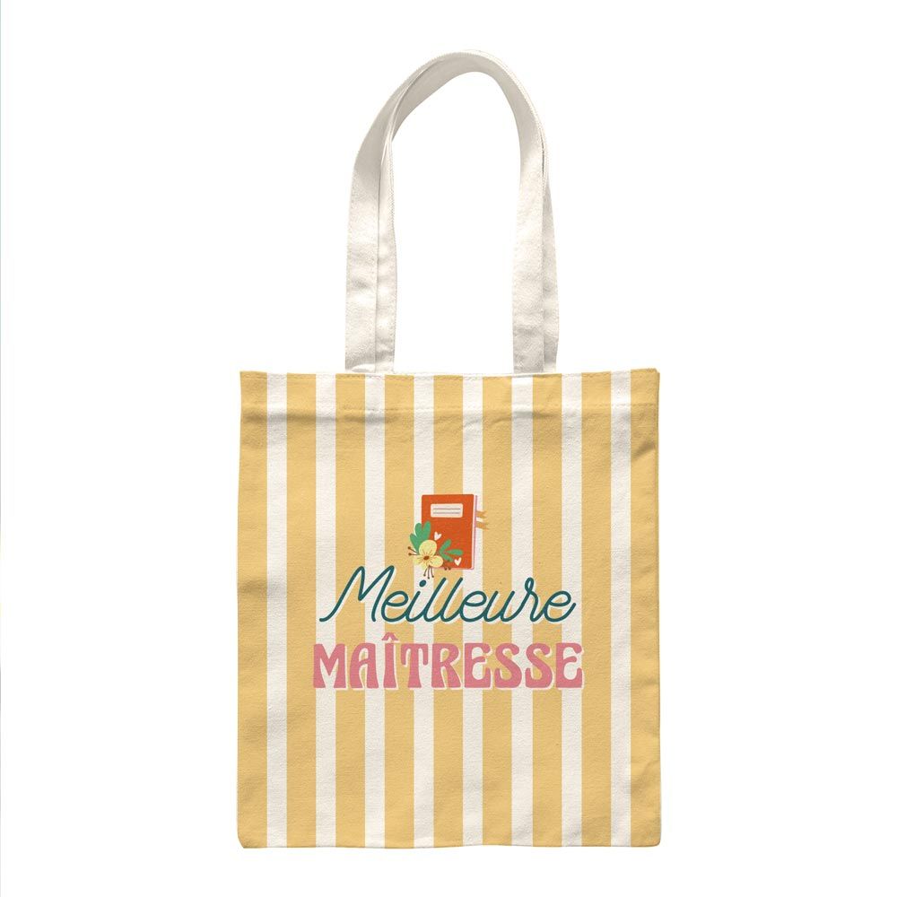 SAC CABAS "MEILLEURE MAÎTRESSE"