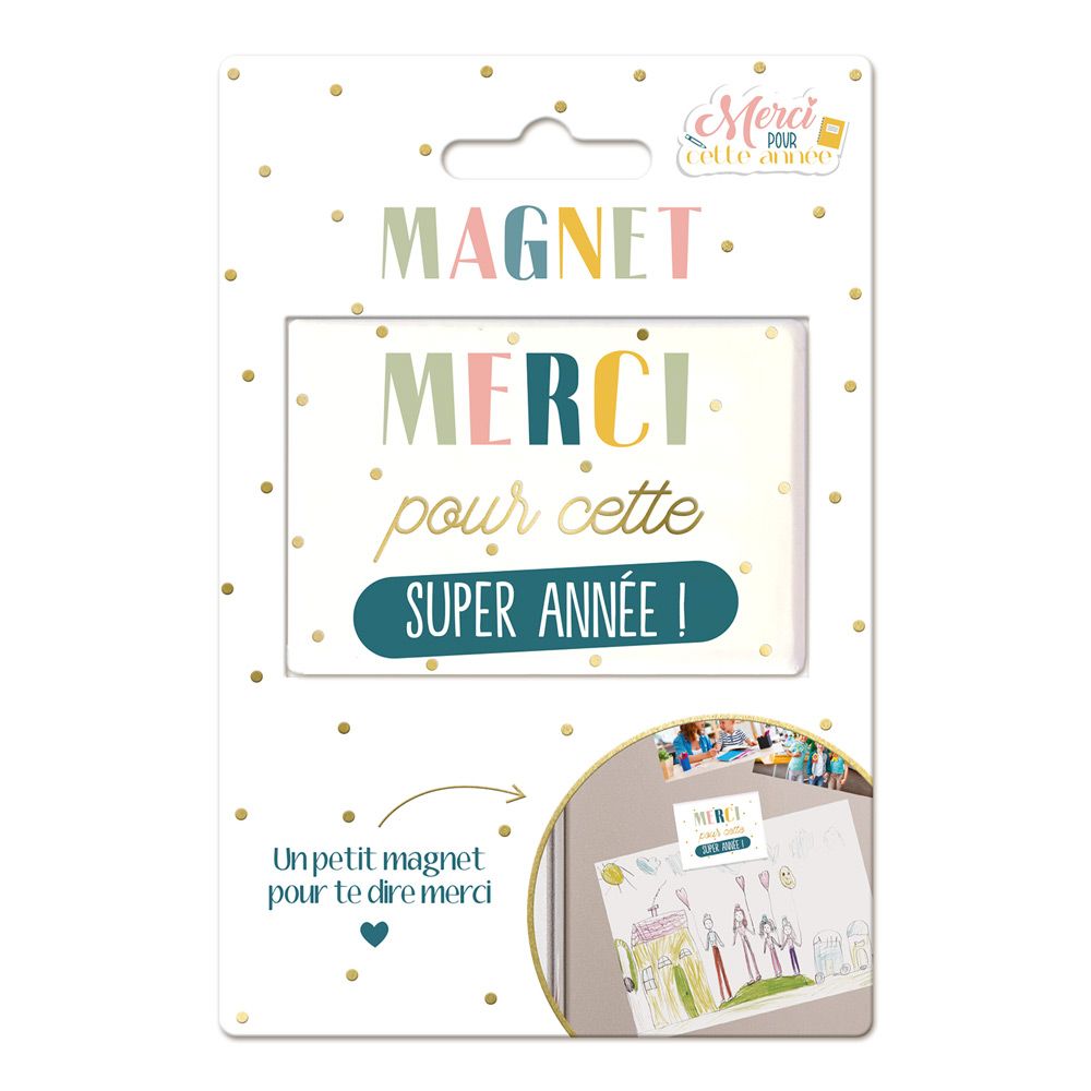 MAGNET "MERCI POUR CETTE ANNÉE"