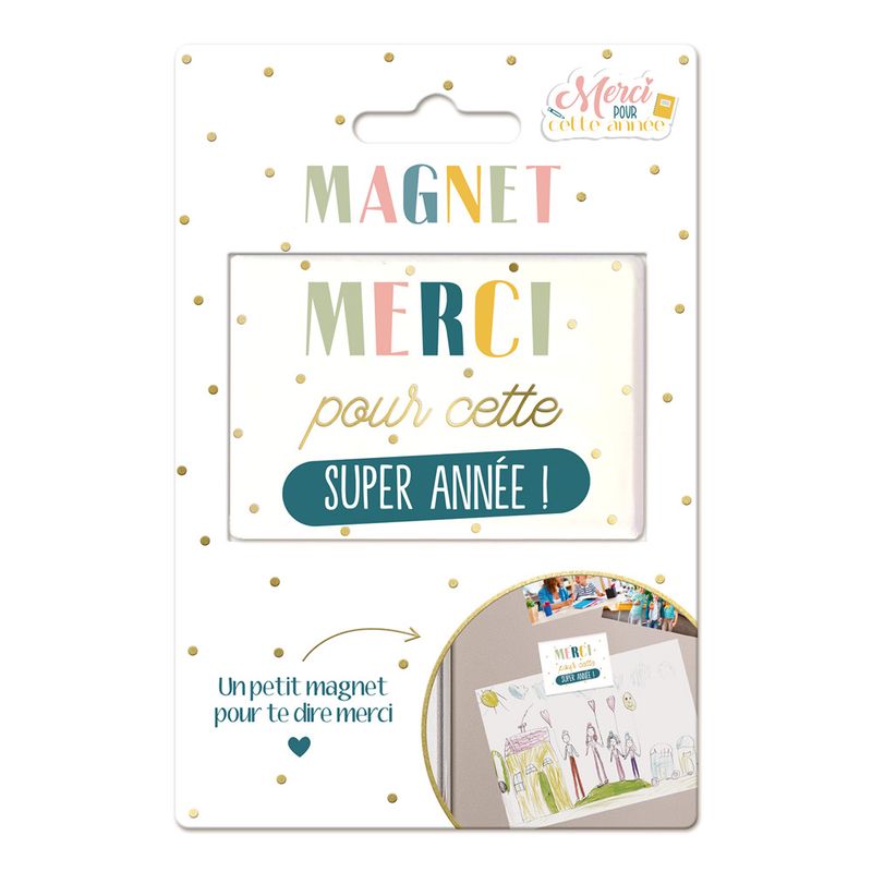 MAGNET "MERCI POUR CETTE ANNÉE"