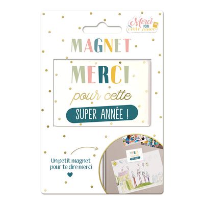 MAGNET "MERCI POUR CETTE ANNÉE"