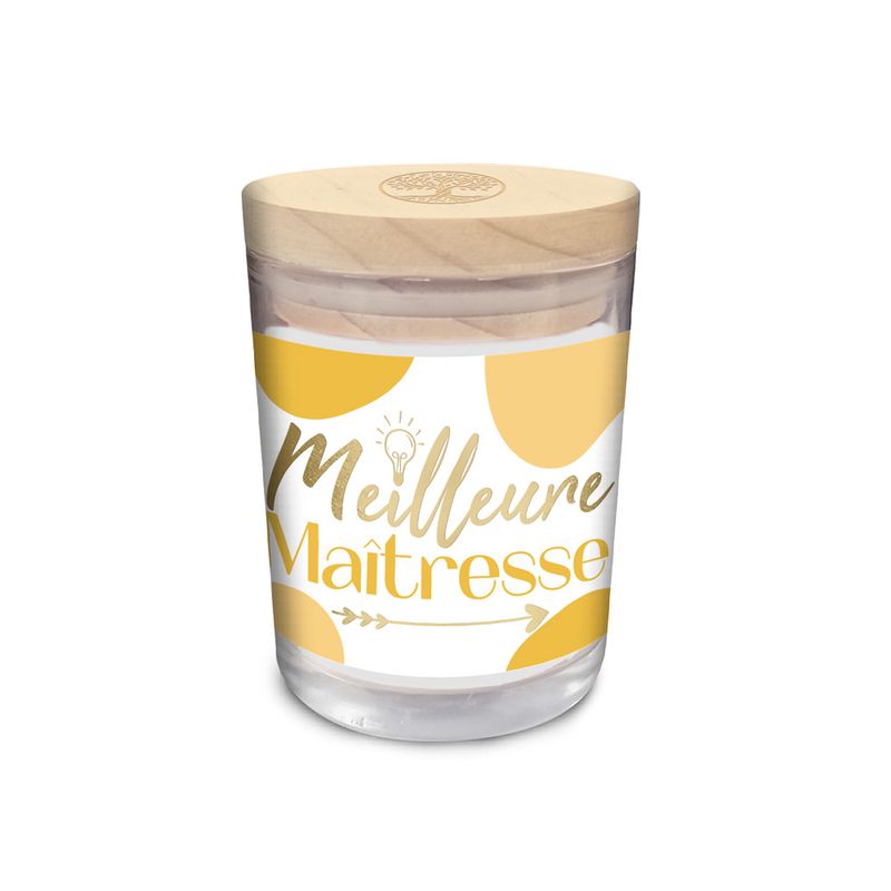 BOUGIE VERRE "MEILLEURE MAÎTRESSE"