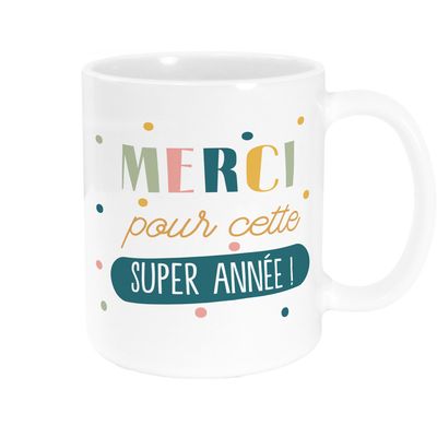 MUG "MERCI POUR CETTE SUPER ANNÉE"