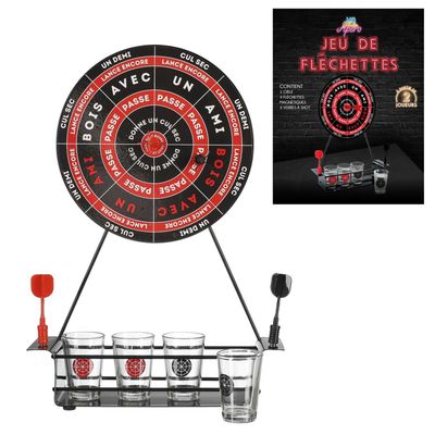 JEU DE FLÉCHETTES À BOIRE