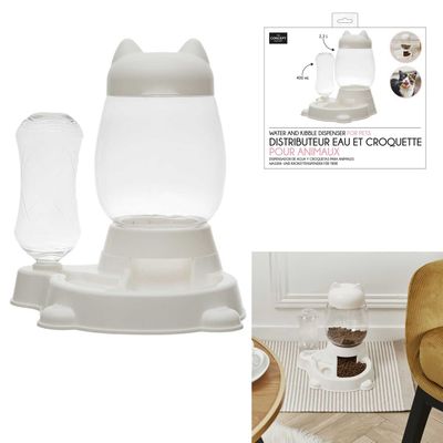 DISTRIBUTEUR À EAU ET CROQUETTES