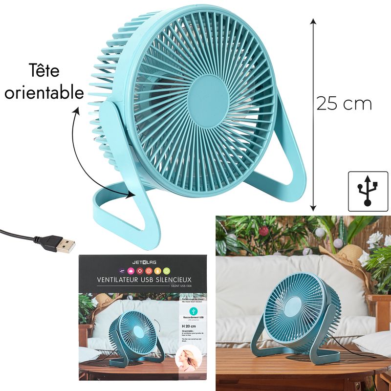 VENTILATEUR USB SILENCIEUX