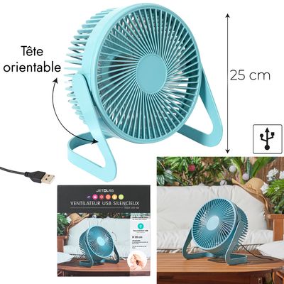VENTILATEUR USB SILENCIEUX