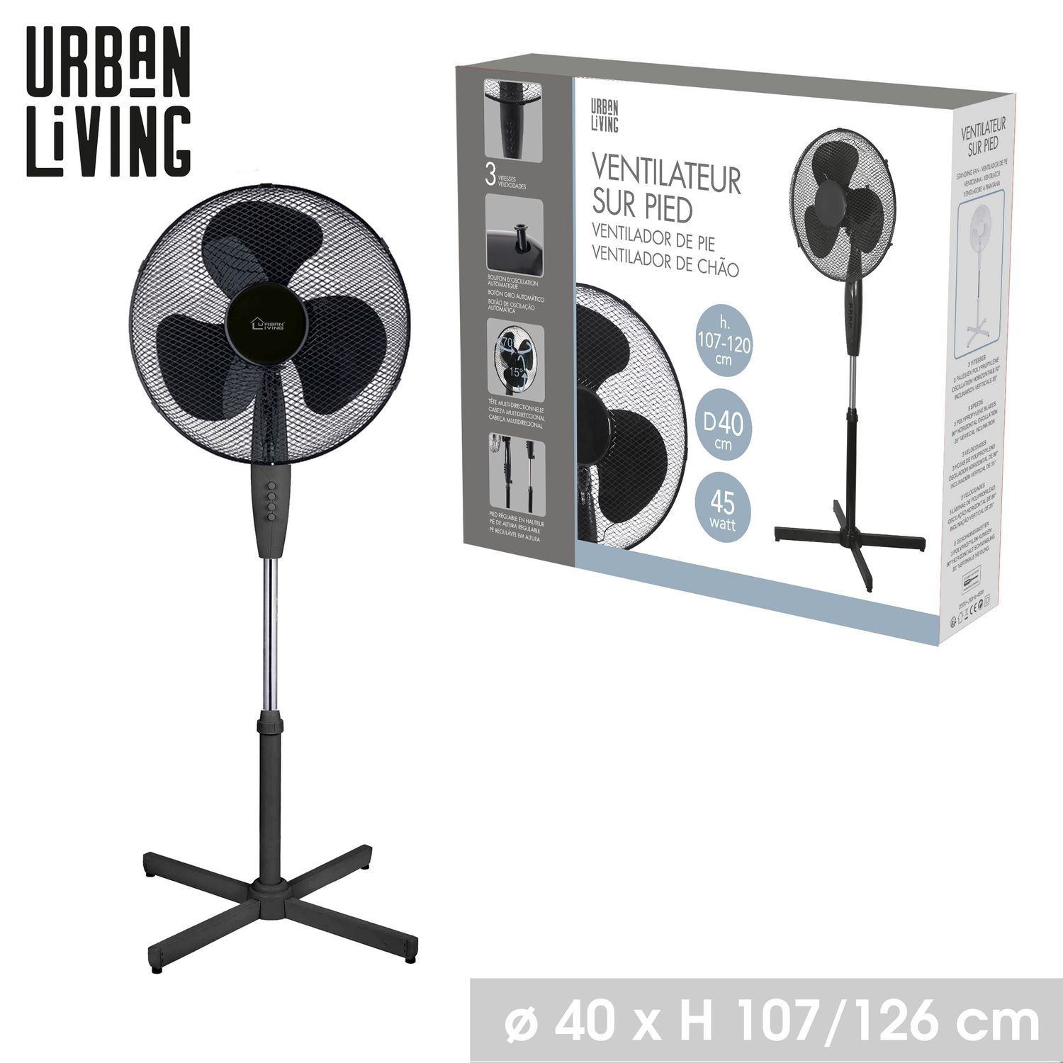 VENTILATEUR SUR PIED