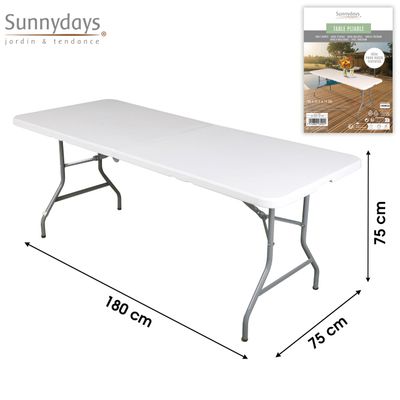 TABLE DE RÉCEPTION PLIANTE